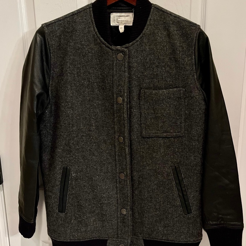 Wool and Leather Jacket